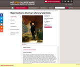 Major Authors: America's Literary Scientists, Fall 2010