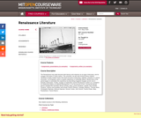 Renaissance Literature, Fall 2008