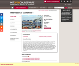 International Economics I, Spring 2013 International Economics I, Spring 2013