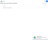 Human Anatomy and Physiology 1 (BIOL 241)