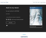 Math For Our World