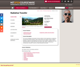 Radiative Transfer, Spring 2006