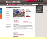 Design and Manufacturing I, Spring 2009