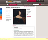 Writing About Literature, Fall 2010