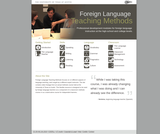 Foreign Language Teaching Methods