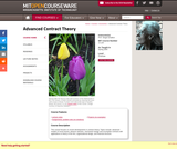 Advanced Contract Theory, Spring 2005
