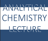 Analytical Chemistry Lecture Syllabus
