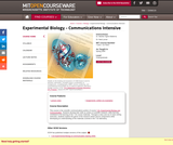 Experimental Biology - Communications Intensive, Spring 2005