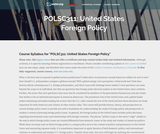 United States Foreign Policy