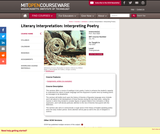 Literary Interpretation: Interpreting Poetry, Fall 2003