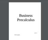Business Precalculus