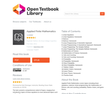 Applied Finite Mathematics