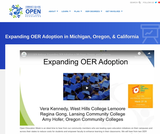 Growing Open Education in Michigan, Oregon, & California