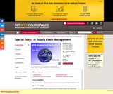 Special Topics in Supply Chain Management, Spring 2005