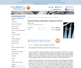 Advanced Problems in Mathematics: Preparing for University