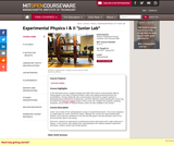 Experimental Physics I & II Junior Lab, Fall 2016