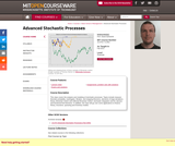Advanced Stochastic Processes, Fall 2013