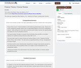 Finance Theory I Course Review