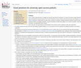 Good practices for university open-access policies