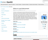 Ethics in Law Enforcement Ethics in Law Enforcement