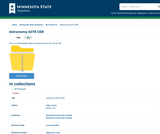 Astronomy ASTR OER