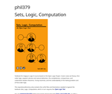 Sets, Logic, Computation