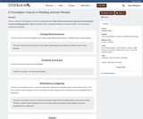 A Foundation Course in Reading German Review