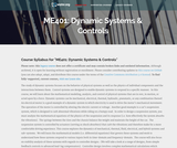 Dynamic Systems & Controls