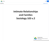 Intimate Relationships and Families