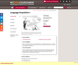 Language Acquisition I, Spring 2002
