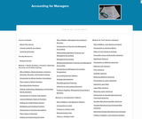 Accounting for Managers