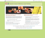 Spanish Proficiency Training Website