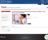 Evaluating Therapies in Observational Studies: HAART to Heart Lessons from HIV/AIDS