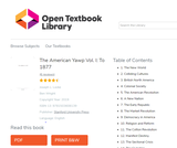 The American Yawp Volume I: To 1877