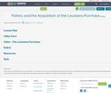 Politics and the Acquisition of the Louisiana Purchase