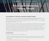 Contemporary Political Thought