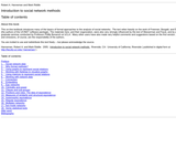 Introduction to Social Network Methods