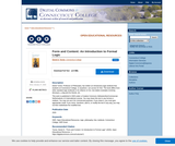 Form and Content: An Introduction to Formal Logic