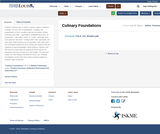 Culinary Foundations