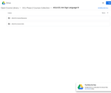 American Sign Language III (ASL 123)