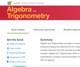 Algebra and Trigonometry Algebra and Trigonometry