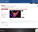 Sexual Health, HIV/STI, and Human Rights
