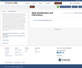 Meat Identification and Fabrication