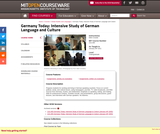 Germany Today: Intensive Study of German Language and Culture, January IAP 2011