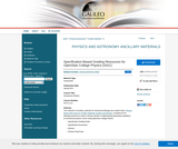 Specification-Based Grading Resources for OpenStax College Physics