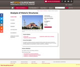 Analysis of Historic Structures, Fall 2004