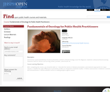 Fundamentals of Oncology for Public Health Practitioners