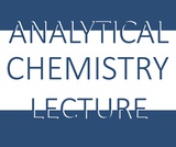Analytical Chemistry Lecture