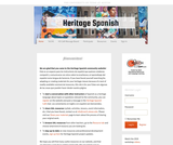 Heritage Spanish