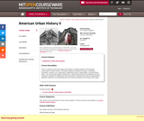 American Urban History II, Fall 2011